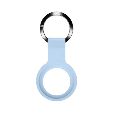 Mutural Liquid Silicone Protective Case with Key Ring for AirTag 2nd Gen / AirTag 1st Gen