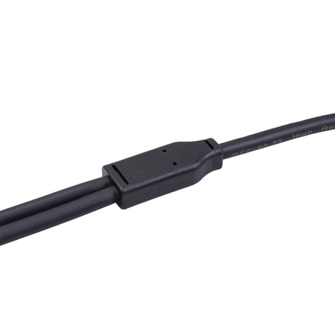 TC195BULS01 3.5mm Male to Dual 6.35mm Mono Male Audio Cable, 1.8m, 3m, 5m