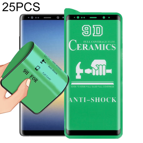 25 PCS 9D Full Screen Full Glue Ceramic Film, For Samsung Galaxy Note8 (25 PCS), For Samsung Galaxy Note9 (25 PCS), For Samsung Galaxy Note10 (25 PCS), For Huawei Mate 20 Pro (25 PCS), For OnePlus 7 Pro (25 PCS), For OnePlus 8 / 8 5G UW Verizon (25 PCS...