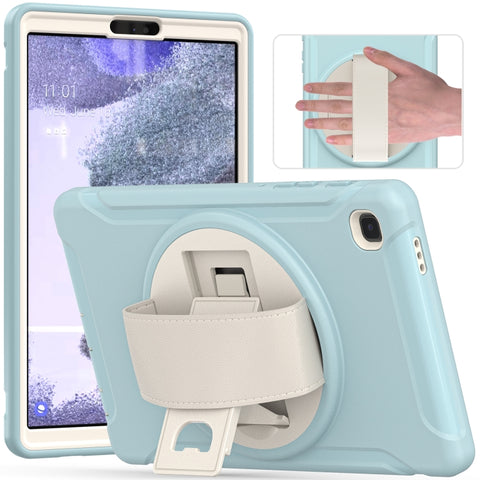 360 Degree Rotation PC + TPU Protective Case with Holder & Hand-strap, For Samsung Galaxy A7 Lite T220 / T225