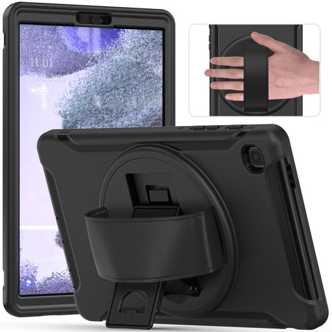360 Degree Rotation PC + TPU Protective Case with Holder & Hand-strap, For Samsung Galaxy A7 Lite T220 / T225