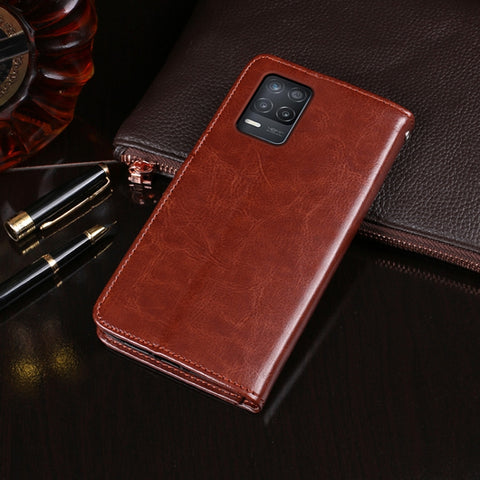 idewei Crazy Horse Texture Horizontal Flip Leather Case with Holder & Card Slots & Wallet, For OPPO Realme Narzo 30 5G, For Samsung Galaxy A82 5G, For Wiko Y62, For Xiaomi Poco M3 Pro 5G, For Xiaomi M3 Pro 5G