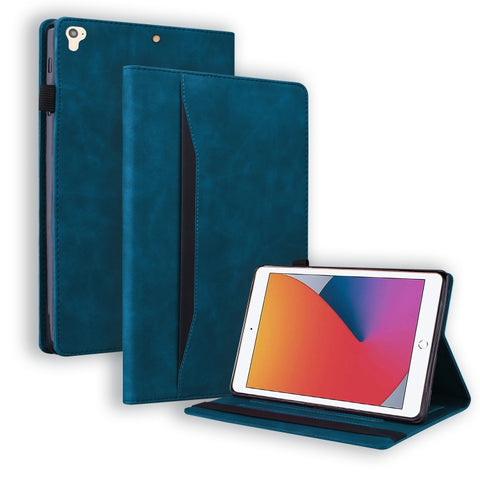 Business Shockproof Horizontal Flip Leather Case with Holder & Card Slots & Photo Frame & Pen Slot & Sleep / Wake-up Function, For iPad 9.7 2018 & 2017 / Pro 9.7 / Air 2, For iPad 10.2 2019 & 2020 / Pro 10.5 inch, For iPad Mini 5 / 4 / 3 / 2 / 1       ...