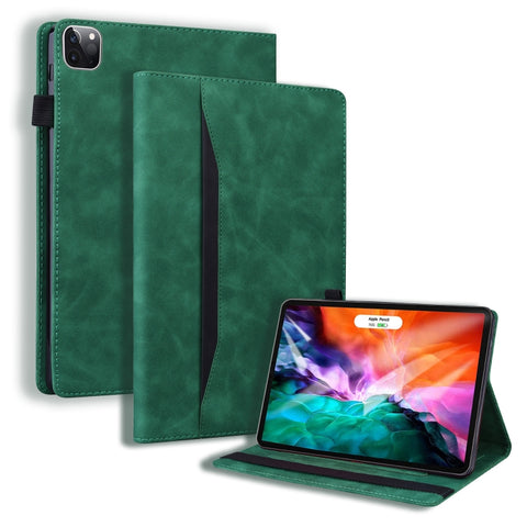 Business Shockproof Horizontal Flip Leather Case with Holder & Card Slots & Photo Frame & Pen Slot & Sleep / Wake-up Function, For iPad 9.7 2018 & 2017 / Pro 9.7 / Air 2, For iPad 10.2 2019 & 2020 / Pro 10.5 inch, For iPad Mini 5 / 4 / 3 / 2 / 1       ...