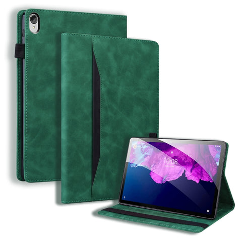 Business Shockproof Horizontal Flip Leather Case with Holder & Card Slots & Photo Frame & Pen Slot, For Lenovo Tab M8 FHD TB-8505F / TB-8705X 8.0 inch, For Lenovo Tab M10 HD Gen 2 TB-X306F, For Lenovo Tab P11 TB-J606F                                   ...