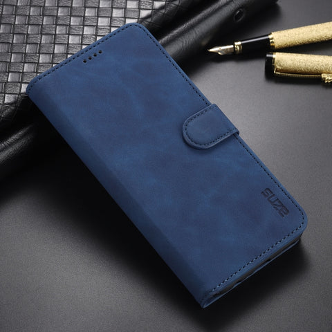 AZNS Skin Feel Calf Texture Horizontal Flip Leather Case with Card Slots & Holder & Wallet, For Samsung Galaxy A02, For Samsung Galaxy A02s