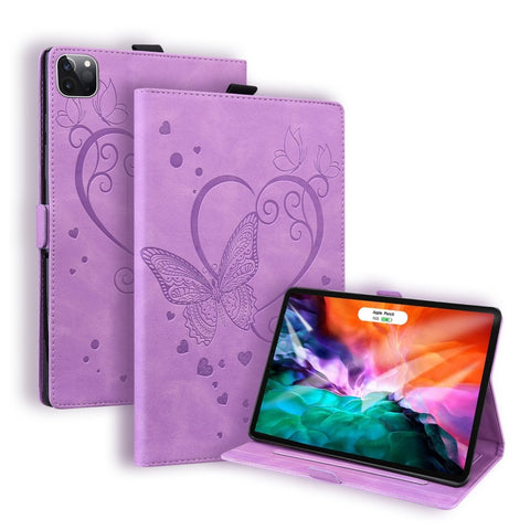 Love Butterfly Pattern Horizontal Flip Leather Case with Holder & Sleep / Wake-up Function, For iPad 9.7 (2017) (2018) / Air 2 Pro, For iPad 10.2 2021 / 2020 / 2019 / Air (2019) / 10.2 (2020), For iPad Mini 1 / 2 / 3 / 4 / 5                            ...