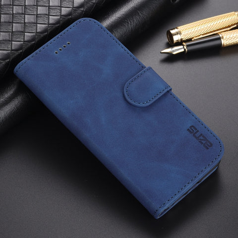 AZNS Skin Feel Calf Texture Horizontal Flip Leather Case with Card Slots & Holder & Wallet, For iPhone 6, For iPhone 7 Plus / 8 Plus, For iPhone 7 / 8 / SE (2020)