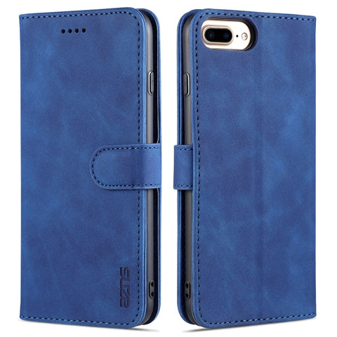 AZNS Skin Feel Calf Texture Horizontal Flip Leather Case with Card Slots & Holder & Wallet, For iPhone 6, For iPhone 7 Plus / 8 Plus, For iPhone 7 / 8 / SE (2020)