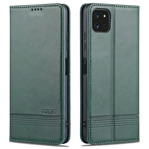 AZNS Magnetic Calf Texture Horizontal Flip Leather Case with Card Slots & Holder & Wallet, For Samsung Galaxy A22 4G, For Samsung Galaxy A22 5G