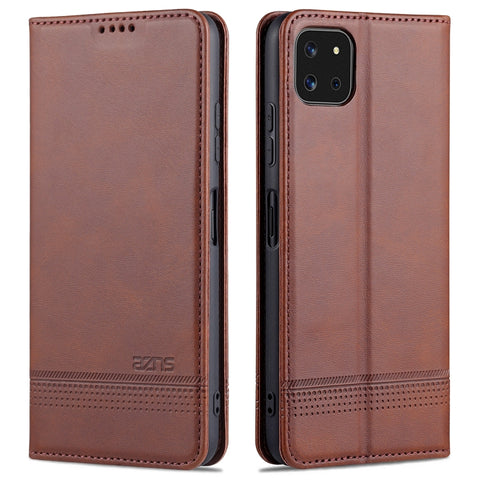 AZNS Magnetic Calf Texture Horizontal Flip Leather Case with Card Slots & Holder & Wallet, For Samsung Galaxy A22 4G, For Samsung Galaxy A22 5G