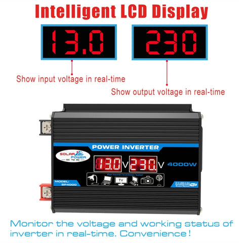 Tang II Generation 12V to 110V 300W Car Power Inverter, 12V to 110V