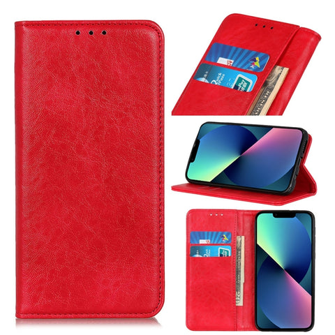 Magnetic Crazy Horse Texture Horizontal Flip Leather Case with Holder & Card Slots & Wallet, For iPhone 13 mini, For iPhone 13, For iPhone 13 Pro, For iPhone 13 Pro Max, For Nokia C10 / C20