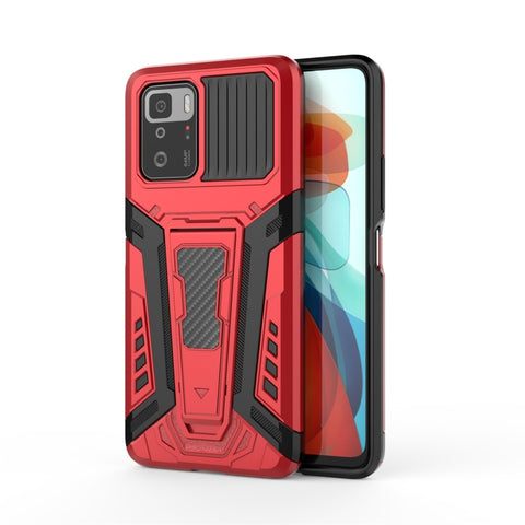 War Chariot Series Armor All-inclusive Shockproof PC + TPU Protective Case with Invisible Holder, For Xiaomi Redmi Note 10 Pro 5G, For Samsung Galaxy A22 4G, For OnePlus 9 Pro