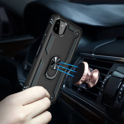 Shockproof TPU + PC Protective Case with 360 Degree Rotating Holder, For Samsung Galaxy A22 5G, For Samsung Galaxy A22 4G