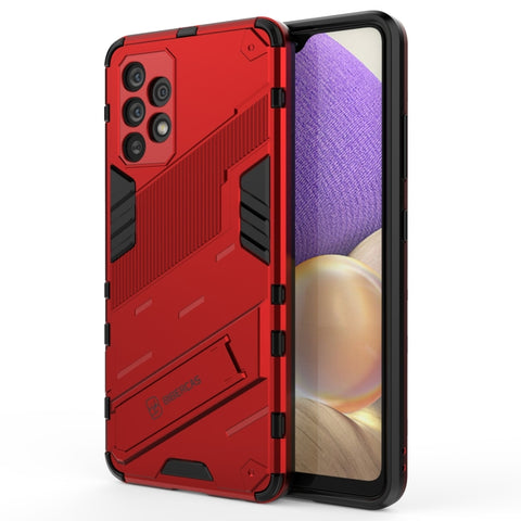 Punk Armor 2 in 1 PC + TPU Shockproof Case with Invisible Holder, For Samsung Galaxy A32 4G