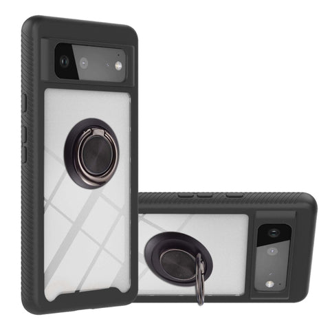 Starry Sky Solid Color Series Shockproof PC + TPU Protective Case with Ring Holder & Magnetic Function, For Google Pixel 6, For Google Pixel 6 Pro, For Samsung Galaxy A03s 166mm