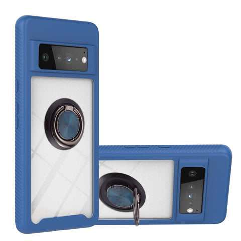 Starry Sky Solid Color Series Shockproof PC + TPU Protective Case with Ring Holder & Magnetic Function, For Google Pixel 6, For Google Pixel 6 Pro, For Samsung Galaxy A03s 166mm