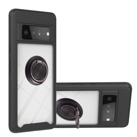 Starry Sky Solid Color Series Shockproof PC + TPU Protective Case with Ring Holder & Magnetic Function, For Google Pixel 6, For Google Pixel 6 Pro, For Samsung Galaxy A03s 166mm