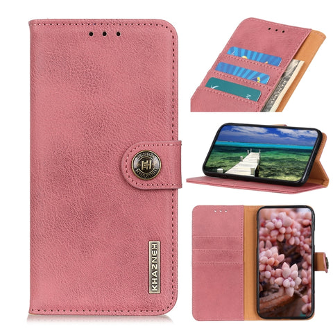 KHAZNEH Cowhide Texture Horizontal Flip Leather Case with Holder & Card Slots & Wallet, For Samsung Galaxy M32