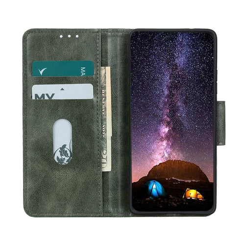 Mirren Crazy Horse Texture Horizontal Flip Leather Case with Holder & Card Slots & Wallet, For Samsung Galaxy M32