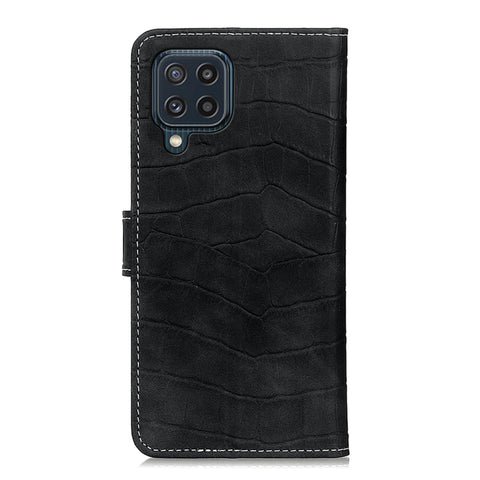 Crocodile Texture Horizontal Flip Leather Case with Holder & Card Slots & Wallet, For Samsung Galaxy M32