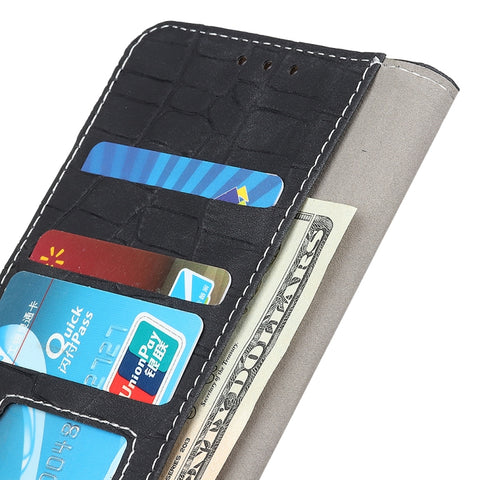 Crocodile Texture Horizontal Flip Leather Case with Holder & Card Slots & Wallet, For Samsung Galaxy M32