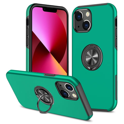 PC + TPU Shockproof Magnetic Protective Case with Invisible Ring Holder, For iPhone 13 mini, For iPhone 13, For iPhone 13 Pro, For iPhone 13 Pro Max