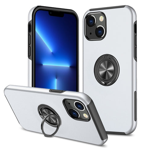 PC + TPU Shockproof Magnetic Protective Case with Invisible Ring Holder, For iPhone 13 mini, For iPhone 13, For iPhone 13 Pro, For iPhone 13 Pro Max