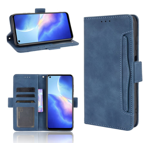Skin Feel Calf Pattern Horizontal Flip Leather Case with Holder & Card Slots & Photo Frame, For Blackview A90, For Umidigi A11