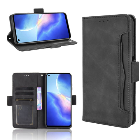 Skin Feel Calf Pattern Horizontal Flip Leather Case with Holder & Card Slots & Photo Frame, For Blackview A90, For Umidigi A11