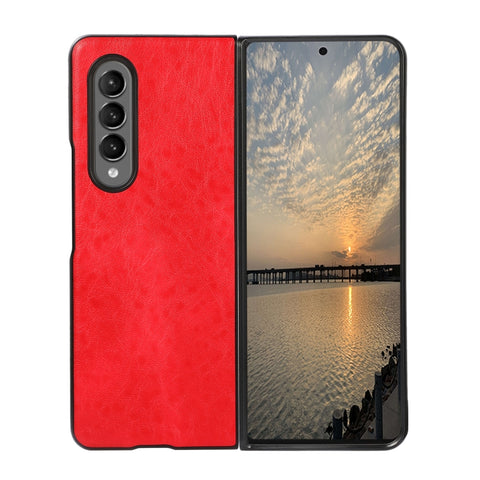 Crazy Horse Texture Shockproof Protective Leather Case, For Samsung Galaxy Z Fold3 5G