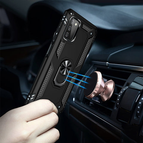 Shockproof TPU + PC Protective Case with 360 Degree Rotating Holder, For Samsung Galaxy A03s 166mm Version, For Samsung Galaxy A03s 166mm Version 166mm 版