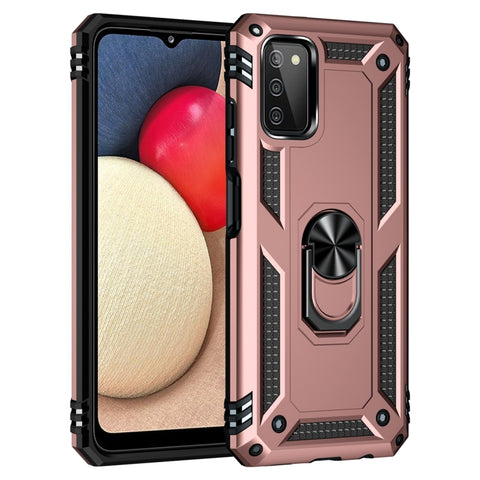 Shockproof TPU + PC Protective Case with 360 Degree Rotating Holder, For Samsung Galaxy A03s 166mm Version, For Samsung Galaxy A03s 166mm Version 166mm 版