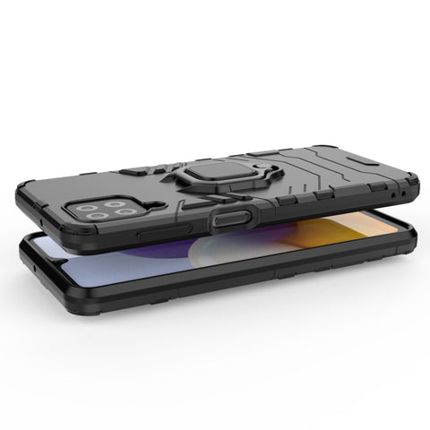 PC + TPU Shockproof Protective Case with Magnetic Ring Holder, For Samsung Galaxy M32 Indian Version
