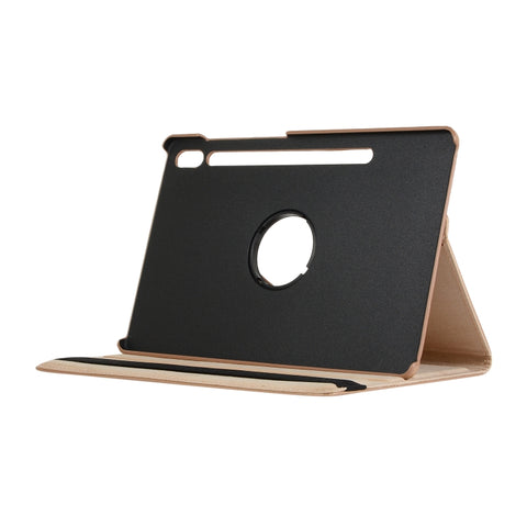Litchi Texture Horizontal Flip 360 Degrees Rotation Leather Case with Holder, For Samsung Galaxy Tab S7 FE T730