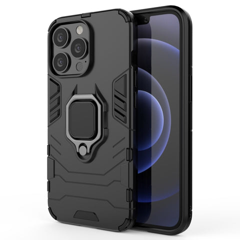 Shockproof PC + TPU Protective Case with Magnetic Ring Holder, For iPhone 13 mini, For iPhone 13, For iPhone 13 Pro, For iPhone 13 Pro Max