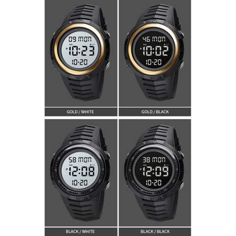 SKMEI 1632 Dual Time Display Luminous Electronic Watch, Support Alarm Clock