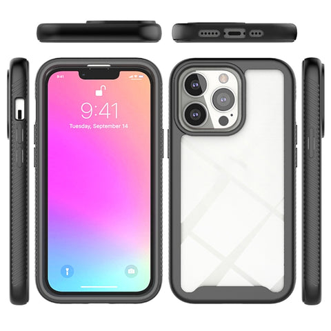 Starry Sky Solid Color Series Shockproof PC + TPU Protective Case, For iPhone 13