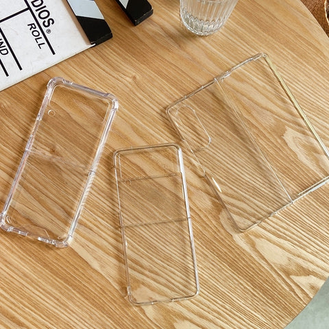 Transparent Shockproof PC Protective Case, For Samsung Galaxy Z Fold3 5G