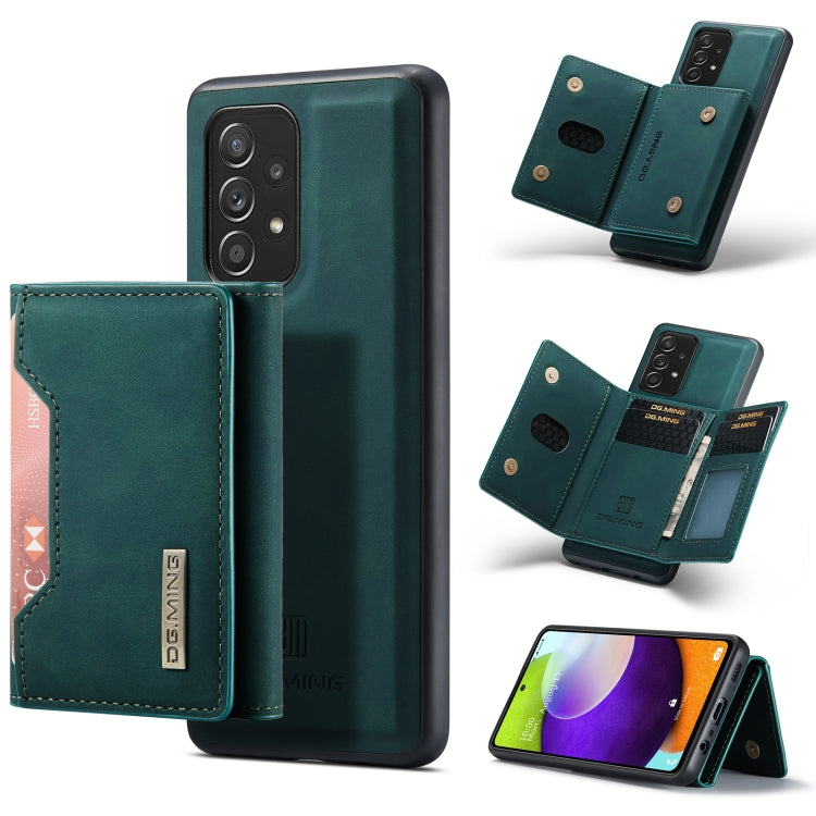 DG.MING M2 Series 3-Fold Multi Card Bag + Magnetic Back Cover Shockproof Case with Wallet & Holder Function, For Samsung Galaxy A02s, For Samsung Galaxy A32 5G, For Samsung Galaxy A42 5G, For Samsung Galaxy A52 5G / 4G, For Samsung Galaxy A72 5G / 4G  ...