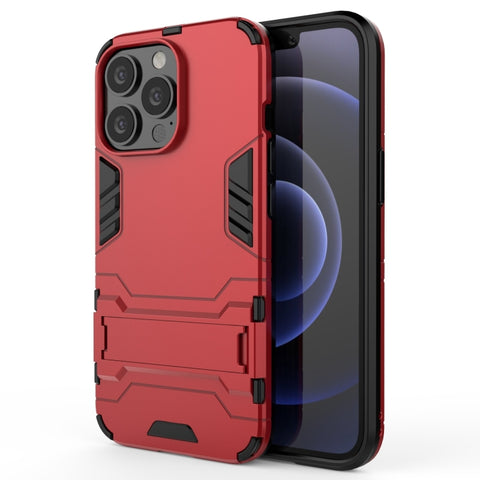 PC + TPU Shockproof Protective Case with Invisible Holder, For iPhone 13 mini, For iPhone 13, For iPhone 13 Pro, For iPhone 13 Pro Max