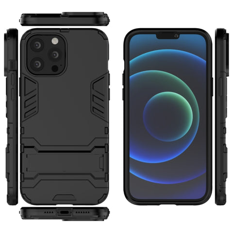 PC + TPU Shockproof Protective Case with Invisible Holder, For iPhone 13 mini, For iPhone 13, For iPhone 13 Pro, For iPhone 13 Pro Max