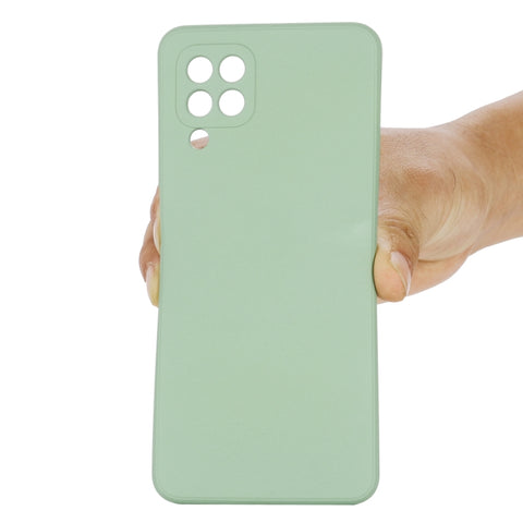 Solid Color Liquid Silicone Dropproof Full Coverage Protective Case, For Samsung Galaxy M32 4G Indian Version