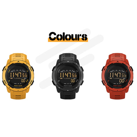 NORTH EDGE Mars Men Luminous Digital Waterproof Smart Sports Watch, Support Alarm Clock & Countdown & Sports Mode