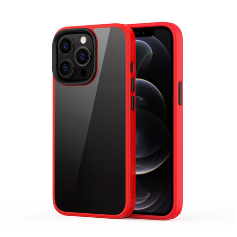 Ming Shield Hybrid Frosted Transparent PC + TPU Scratchproof Shockproof Case, For iPhone 13 mini, For iPhone 13, For iPhone 13 Pro, For iPhone 13 Pro Max