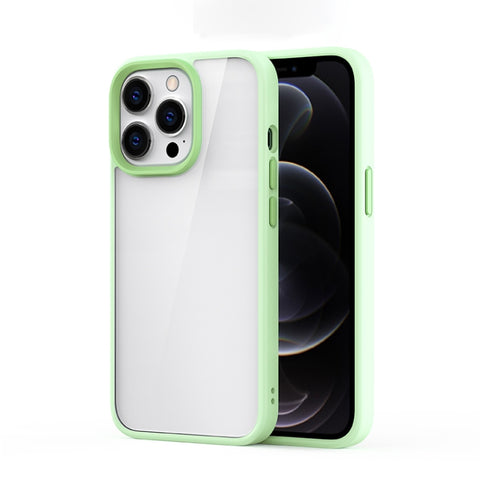 Ming Shield Hybrid Frosted Transparent PC + TPU Scratchproof Shockproof Case, For iPhone 13 mini, For iPhone 13, For iPhone 13 Pro, For iPhone 13 Pro Max