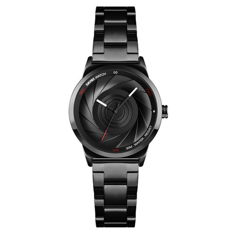 SKMEI 9210 Ladies Business Watch Simple 3D Dial Quartz Watch, For Ladies