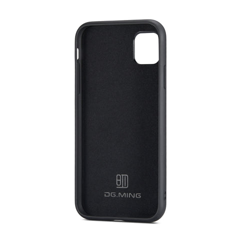 DG.MING M2 Series 3-Fold Multi Card Bag + Magnetic Back Cover Shockproof Case with Wallet & Holder Function, For iPhone 11, For iPhone 11 Pro, For iPhone 11 Pro Max
