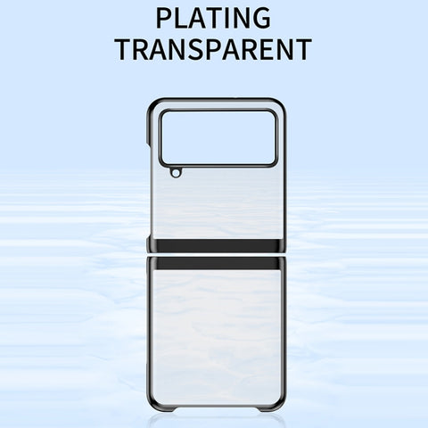 Electroplated Transparent Folding Case, For Samsung Galaxy Z Flip3 5G